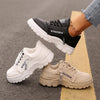 Women’s Lace‑Up Side‑Zipper Sports Sneakers by FitiqueFit