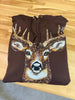 Faux Rhinestone Buck Hoodie by Luckless Outfitters