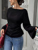Tied Long Sleeve T-Shirt by Simply Love