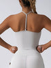 Padded Crop Top Push Up Sports Bra – Seamless Supportive Gym Tank for Women by FitiqueFit