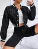 Women's Printed Baseball Collar Jacket – Casual Streetwear by FitiqueFit