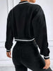 Women's Printed Baseball Collar Jacket – Casual Streetwear by FitiqueFit