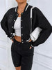 Women's Printed Baseball Collar Jacket – Casual Streetwear by FitiqueFit