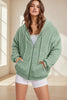 Long Zip-Up Hoodie – Soft Cotton Velvet, Oversized Fit by FitiqueFit
