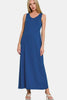 Scoop Neck Wide Strap Tank Dress – Simple, Comfortable, and Versatile Scoop Neck Design for All-Day Wear by Stevvex