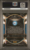 Graded 2020 Panini Select Tyrese Maxey #81 Red/White/Orange Shimmer Rookie RC Basketball Card PSA 10 Gem Mint