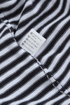 Pink Contrast Trimmed Striped Drop Shoulder Sweater