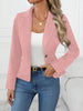 Women's Slim Fit Solid Color Blazer – French Style Long Sleeve Jacket by FitiqueFit