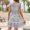 Boho V-Neck Sleeveless Summer Beach Dress by FitiqueFit