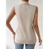 Women's Sleeveless Open-Front Vest Blazer – Work & Office Jacket by FitiqueFit