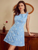 Women's Jacquard Sleeveless Midi Dress – Slim Fit French Minimalist Style by FitiqueFit