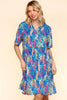 Johnny Collar Babydoll Dress with Side Pockets – Babydoll Dress, Johnny Collar Dress, Pocketed Dress, Button Down Dress, Relaxed Fit Dress by Stevvex