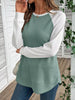 Waffle Knit Raglan Sleeve T-Shirt by Wild and Free Boutique