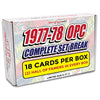 1977-78 O-PEE-CHEE HOCKEY COMPLETE SET BREAK - 18 CARDS PER BOX! 2 HOFERS PER BOX!
