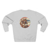 Curage Is a Universal Language Crewneck Sweatshirt — Teistan’s Tree House Back Patch by Tristan’s Treehouse