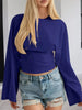 Full Size Long Sleeve Fitted T-Shirt Plus Size by Simply Love