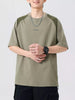 Men's Plus Size Contrast Raglan Sleeve Casual T-Shirt by Simply Love