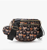 Cheetah Bows Crossbody Crescent Bag by Neon Spur