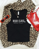 high class tatted trash cropped tank by Madness & Mayhem LLC