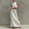 Women's Sleeveless Slimming Maxi Dress Two-Piece Set by FitiqueFit