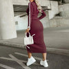 Women’s 2-Piece Skirt Set — Long Sleeve Sweatshirt + Midi Skirt by FitiqueFit