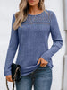 Ribbed Long Sleeve T-Shirt by Simply Love