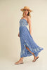 Ditsy Floral Ruffled Hem Maxi Women Cami Dress –Feminine Floral Print, Elegant Maxi Length, Flowy & Comfortable Design for Casual & Special Occasions by Stevvex