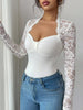 Lace Sleeve Long Sleeve T-Shirt by Simply Love