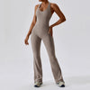 Women's Sleeveless Slim-Fit Long Pants Jumpsuit – Casual Sport Style by FitiqueFit