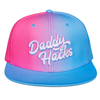 Daddy Hacks Cotton Candy Snapback Hat by Seamhead Swag