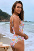 🌺 Square Neck Printed One-Piece Swimwear & Cover-Up Set by FitiqueFit