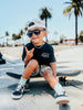 THE SURF TEAM TEE - BLACK by LITTLE RAD THINGS