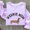 Dachshund Sweatshirt – Retro Weenie Mom Crewneck by Dog Mom Hat