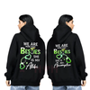 Matching Best Friend/Couple Hoodie – "More Than Besties" Graphic Fleece Pullover by Dog Mom Hat