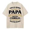Spanish "Eres Mi Mundo" Dad T-Shirt by Dog Mom Hat