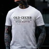 Old Geezer Formerly Known As Stud Muffin T-shirt by Dog Mom Hat