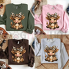 Highland Cow Sweatshirt by Dog Mom Hat