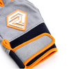 Youth Fastpitch Batting Gloves - Grey and Orange