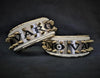 The "Metal" collar White & Gold- personalized! by Bestia Dog Gear