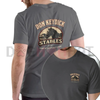 "Don Keydick Stables" Funny T-Shirt – Retro Equestrian Parody Tee by Dog Mom Hat