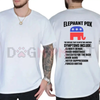 "Elephant Pox" Funny Political T-Shirt by Dog Mom Hat