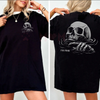 "I'M FINE" Drowning Skull T-Shirt – Dark Humor Graphic Tee by Dog Mom Hat