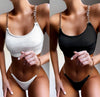 Modern New Black Bikini Set Chain Swimsuit Female Black Swimwear Women Summer Bathing Suit WomenBikini Set Two Pieces Bathing Suit by Stevvex