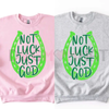 "NOT LUCK JUST GOD" Horseshoe Sweatshirt by Dog Mom Hat