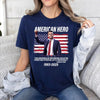 Charlie Kirk "American Hero" T-Shirt - Patriotic Statement Tee, Conservative Political Apparel