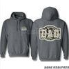 Camo DAD Hoodie – Military-Inspired Bold Design Pullover, Proud Father & Veteran Apparel, Unisex