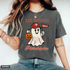 'Red October' Halloween Ghost T-Shirt – Spooky Baseball Philadelphia Tee, Phillies Fan Vintage Halloween Shirt by Dog Mom Hat