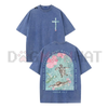 "I Will Be With You" Christian Shirt – Vintage Washed Inspirational Tee by Dog Mom Hat