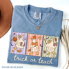 Funny Teacher Goose Halloween Comfort Colors Shirt – "Trick or Teach" Cute Ghost Tee, Elementary Teacher Humor Gift, Unisex by Dog Mom Hat