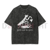 "Girls Will Be Girls" Oversize Unisex Washed T-Shirt by Dog Mom Hat